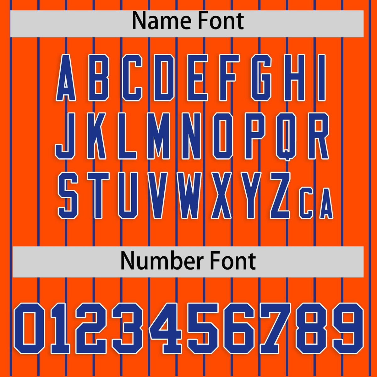 Custom Orange Royal Stripe Fashion Raglan Sleeves Authentic Baseball Jersey Limited