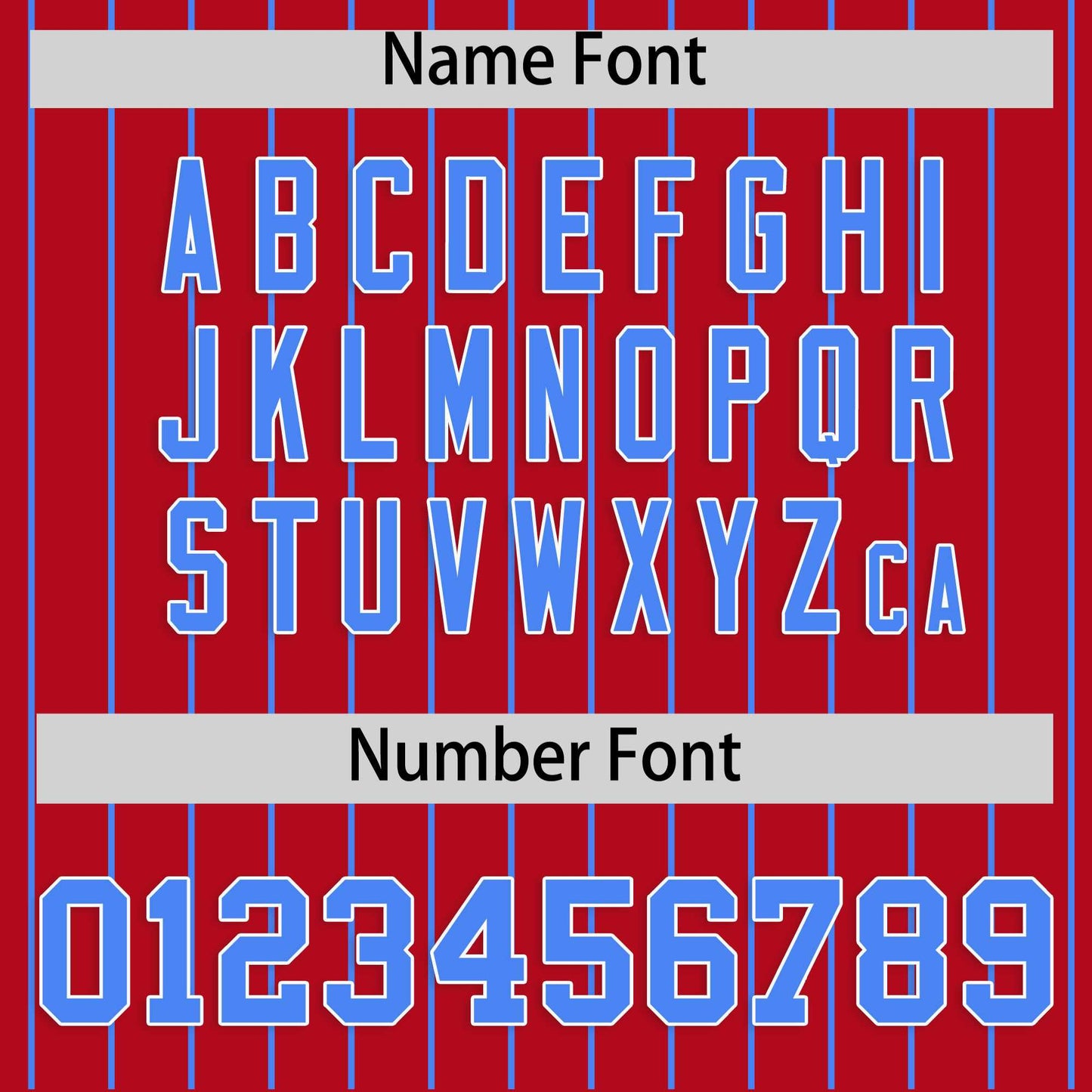 Custom Red Powder Blue Stripe Fashion Raglan Sleeves Authentic Baseball Jersey Limited