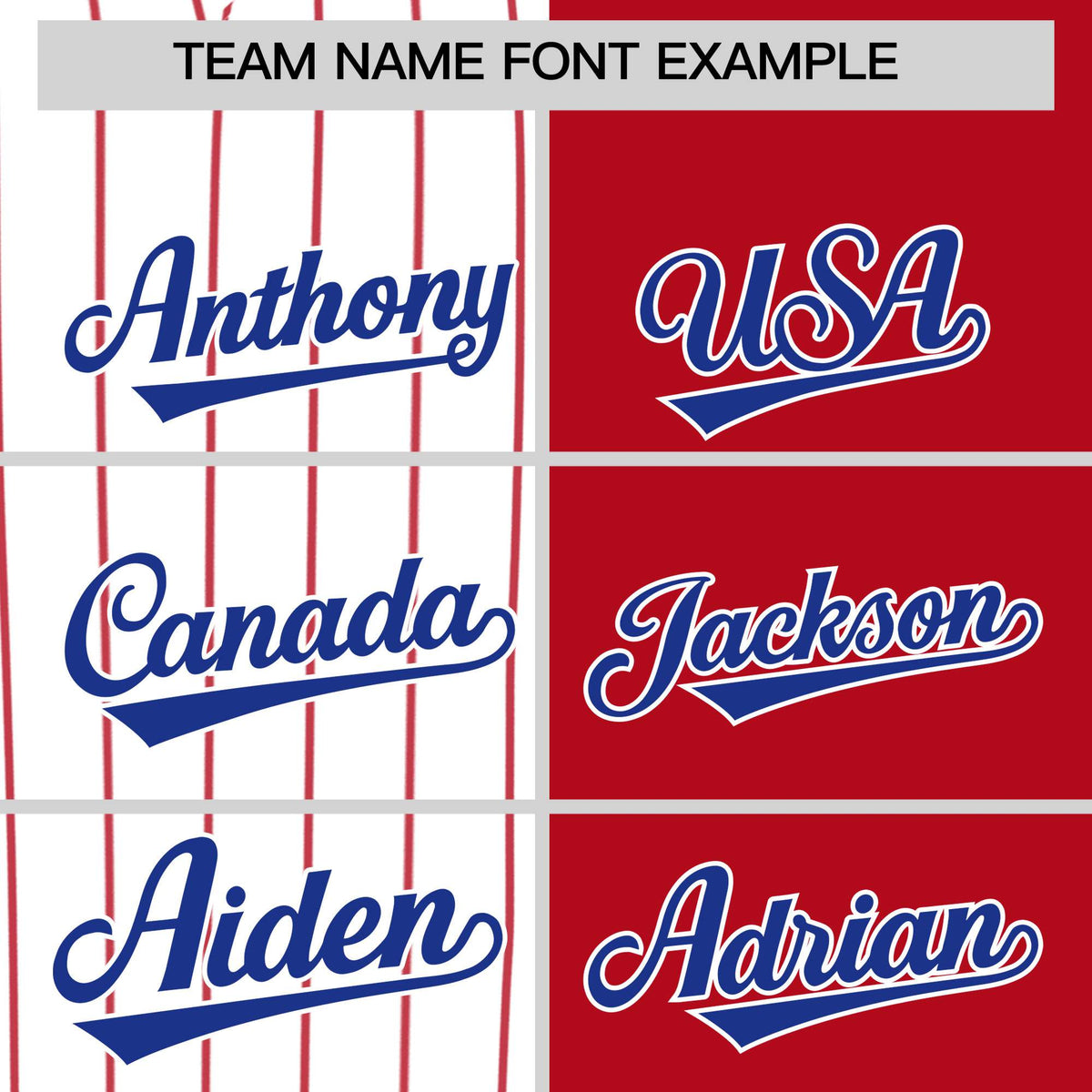 Custom White Red and Royal Pinstripe Personalized Raglan Sleeves Authentic Baseball Jersey Limited