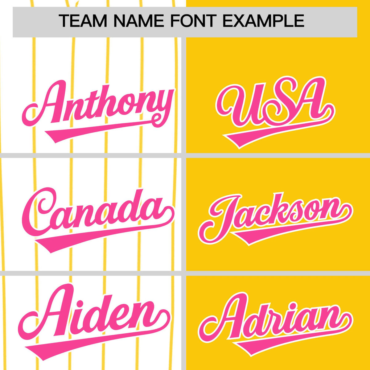 Custom White Gold and Pink Pinstripe Personalized Raglan Sleeves Authentic Baseball Jersey Limited