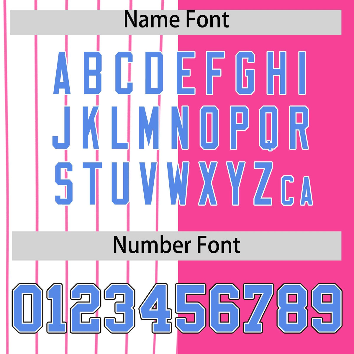 Custom White Pink and Powder Blue Pinstripe Personalized Raglan Sleeves Authentic Baseball Jersey Limited