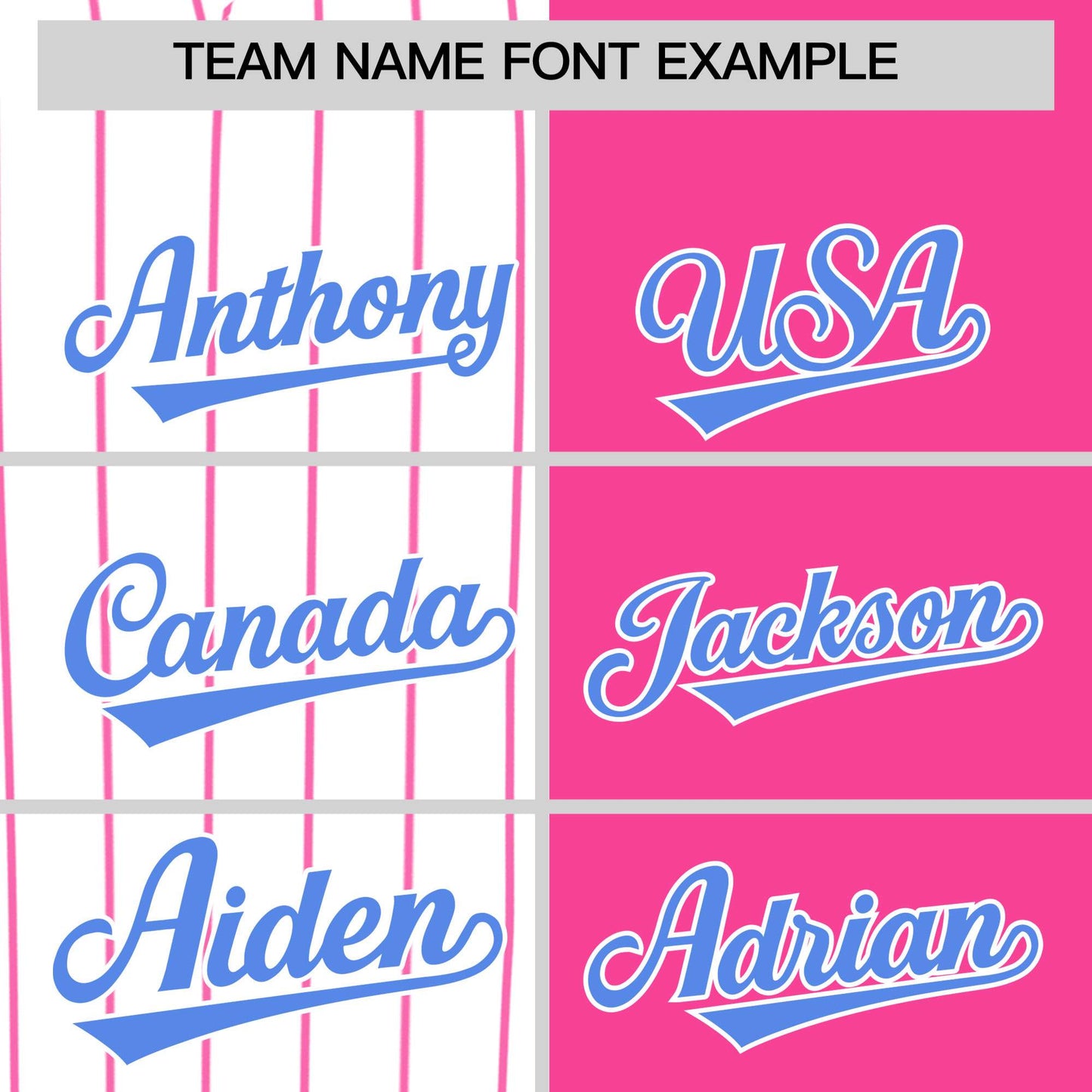 Custom White Pink and Powder Blue Pinstripe Personalized Raglan Sleeves Authentic Baseball Jersey Limited