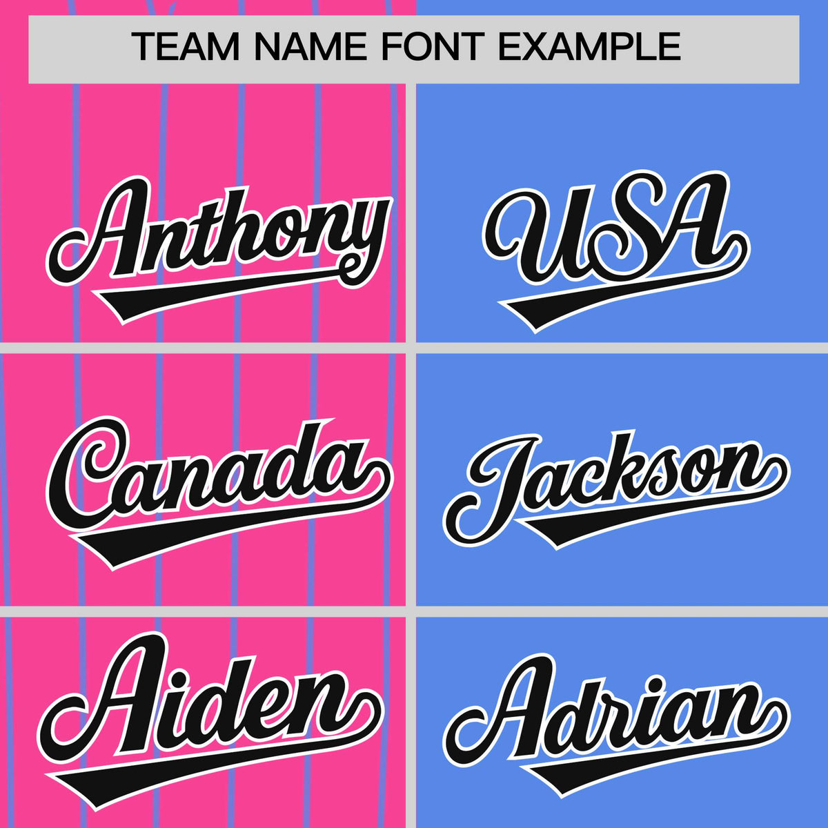 Custom Pink Powder Blue and Black Pinstripe Personalized Raglan Sleeves Authentic Baseball Jersey Limited