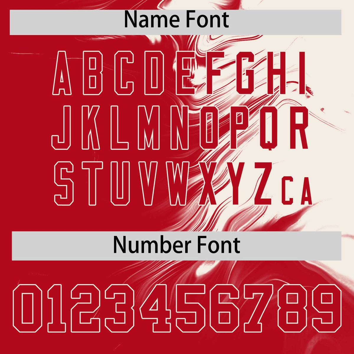 Custom Cream Red Personalized Ink Pattern Authentic Baseball Jersey Limited