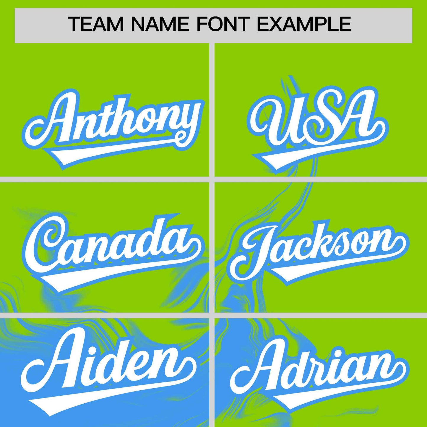 Custom Neon Green Powder Blue Personalized Ink Pattern Authentic Baseball Jersey Limited