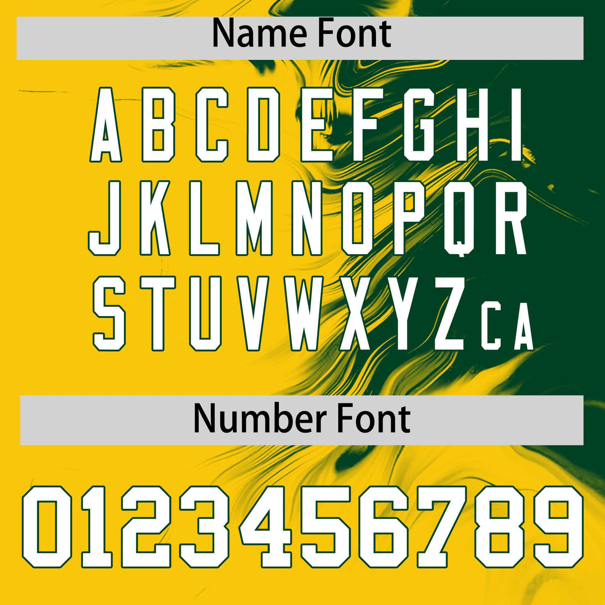 Custom Green Gold Personalized Ink Pattern Authentic Baseball Jersey Limited