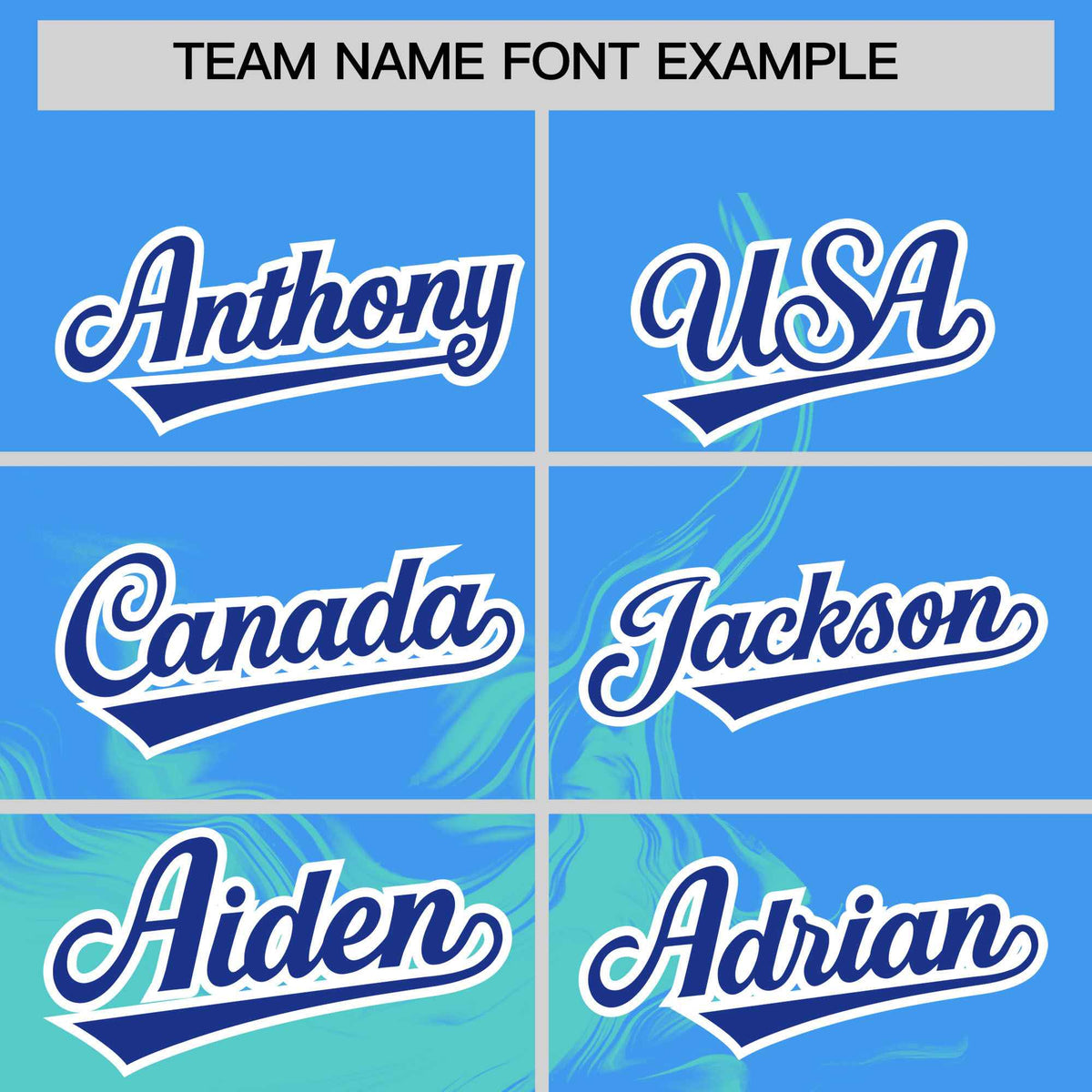 Custom Powder Blue Bright Green Personalized Ink Pattern Authentic Baseball Jersey Limited