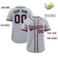 Custom Gray Classic Style Authentic Baseball Jersey Limited