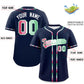 Custom Navy Abrosexual For Pride Month Classic Style Authentic Baseball Jersey Limited