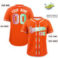 Custom Orange Abrosexual For Pride Month Classic Style Authentic Baseball Jersey Limited
