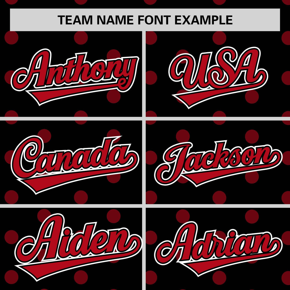 Custom Black Red Personalized Polka Dot Graffiti Pattern Authentic Baseball Jersey Limited