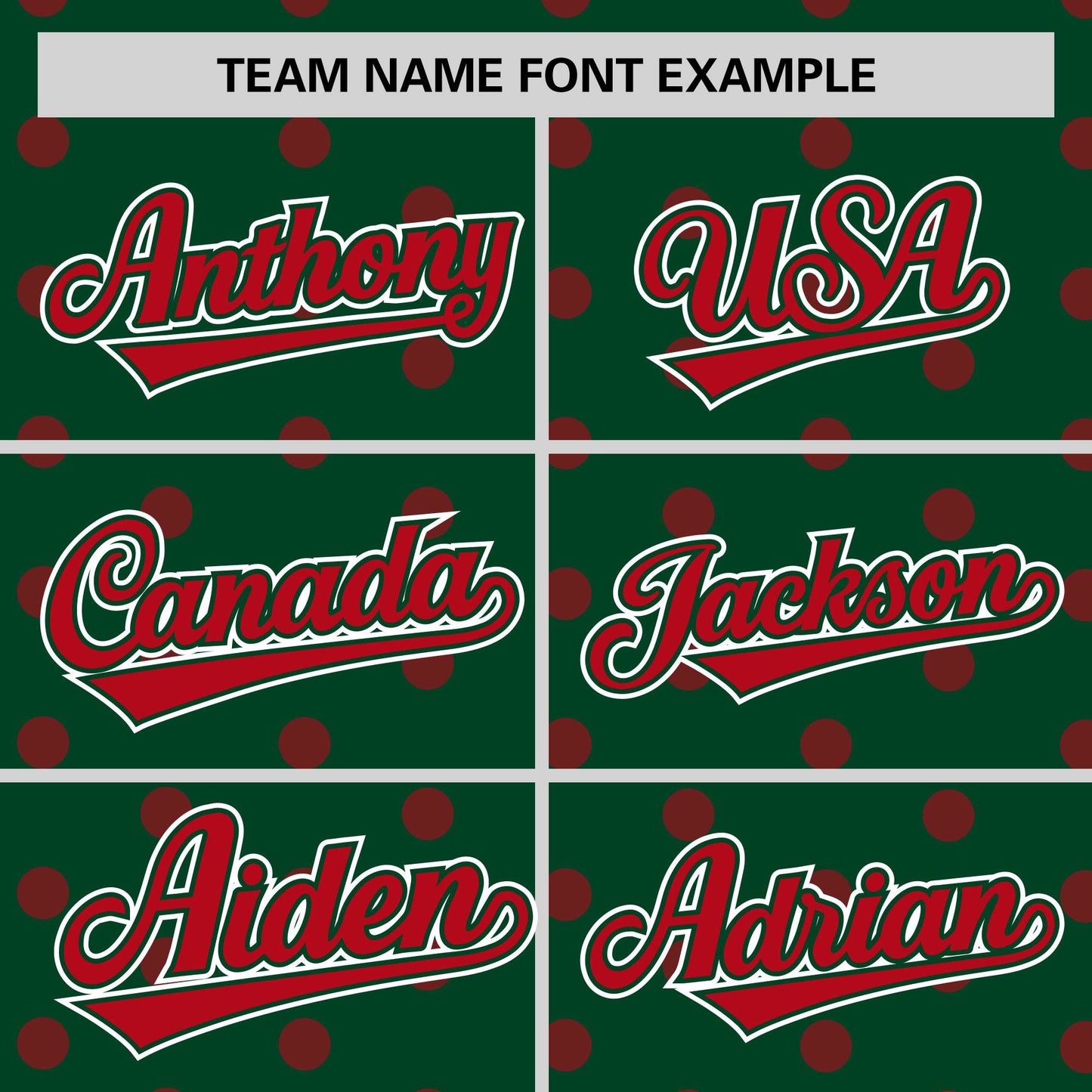 Custom Green Red Personalized Polka Dot Graffiti Pattern Authentic Baseball Jersey Limited