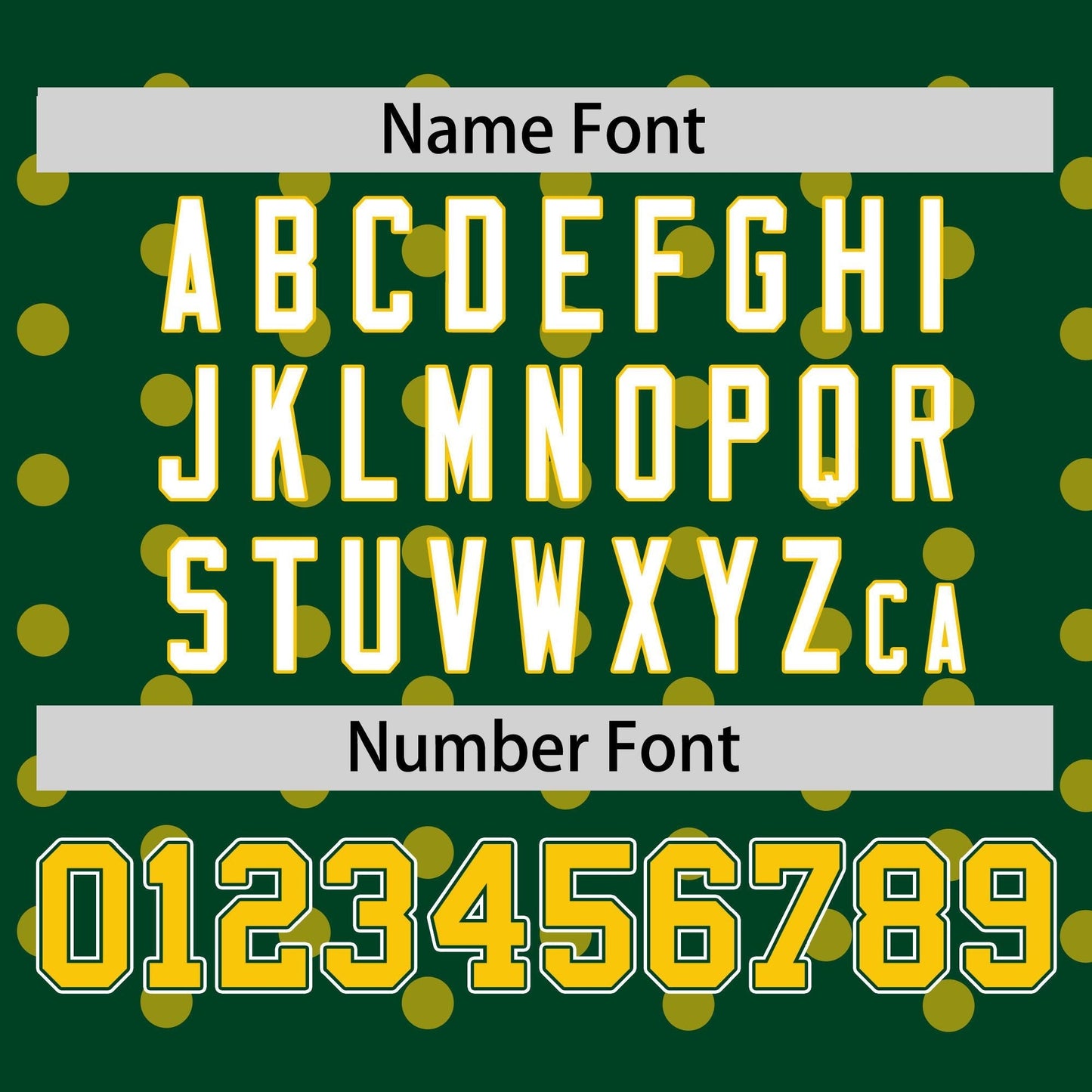 Custom Green Gold Personalized Polka Dot Graffiti Pattern Authentic Baseball Jersey Limited