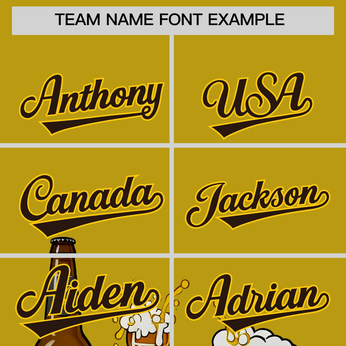 Custom Old Gold Personalized Beer Day Shirt Parties Baseball Jersey Limited