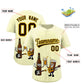 Custom Cream Personalized Beer Day Shirt Parties Baseball Jersey Limited