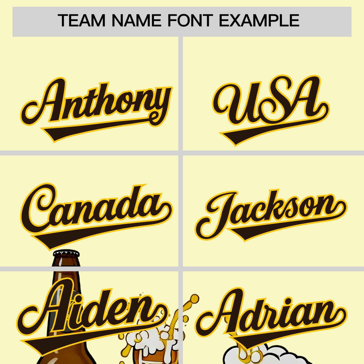 Custom Cream Personalized Beer Day Shirt Parties Baseball Jersey Limited