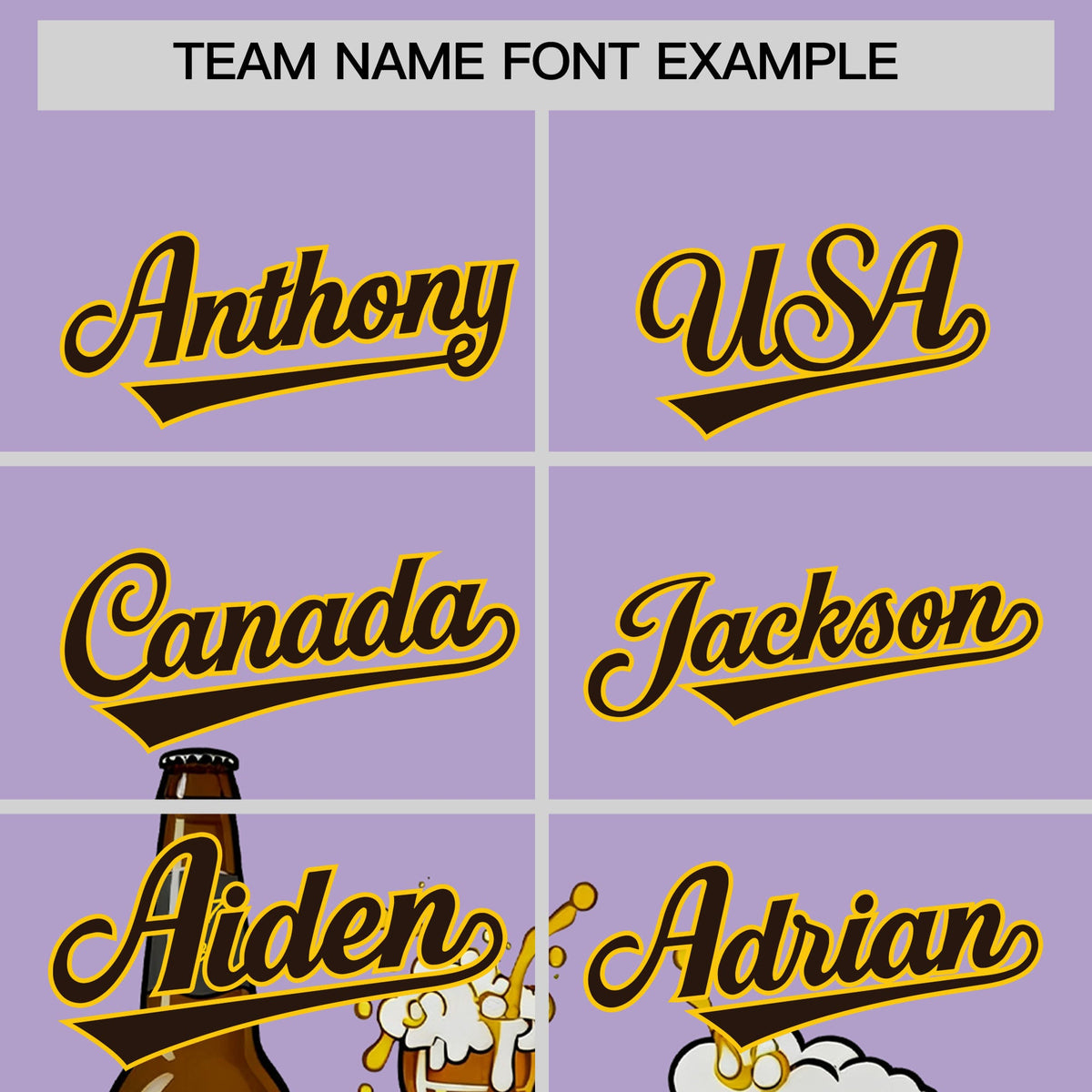 Custom Light Purple Personalized Beer Day Shirt Parties Baseball Jersey Limited