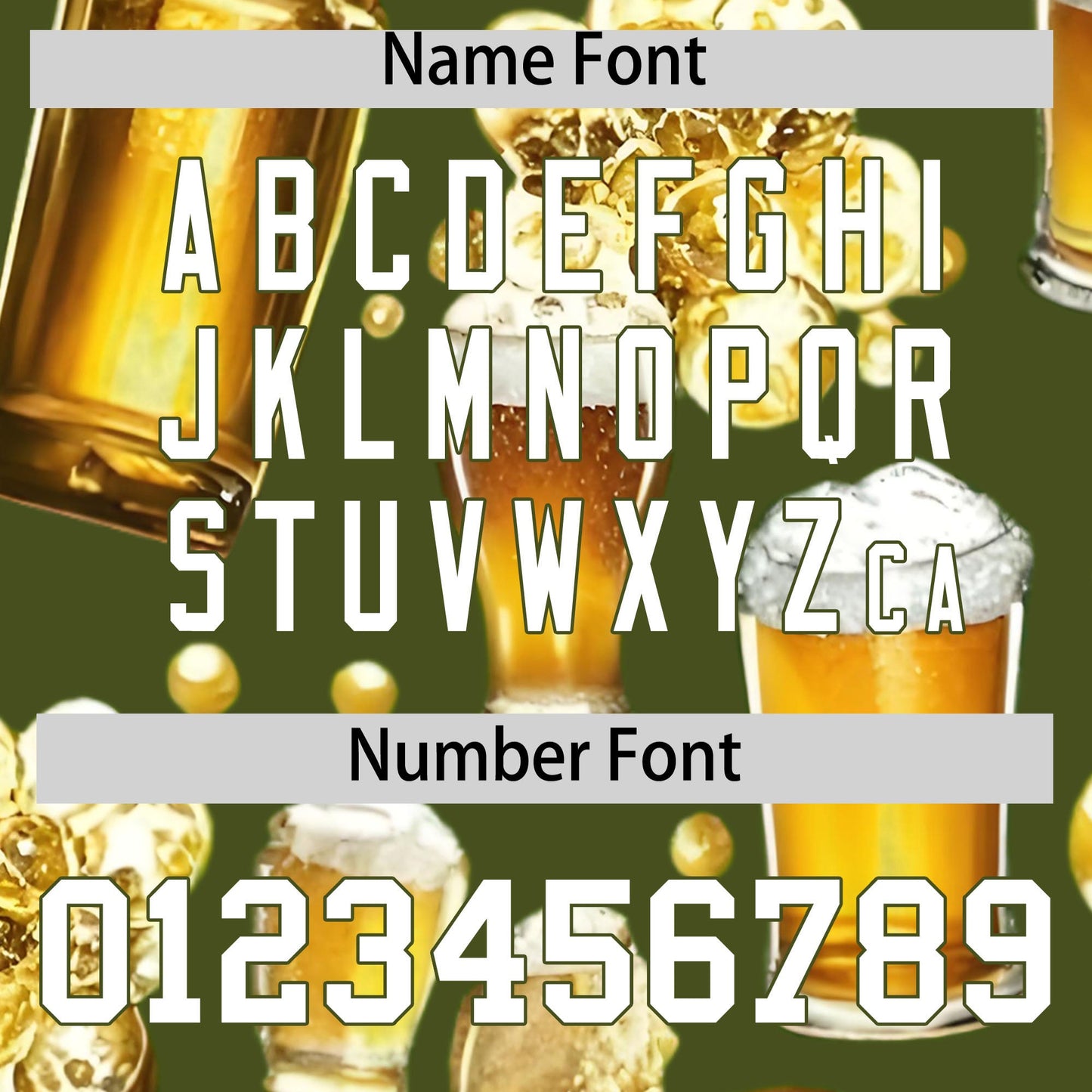 Custom Olive Personalized Beer Day Shirt Parties Baseball Jersey Limited