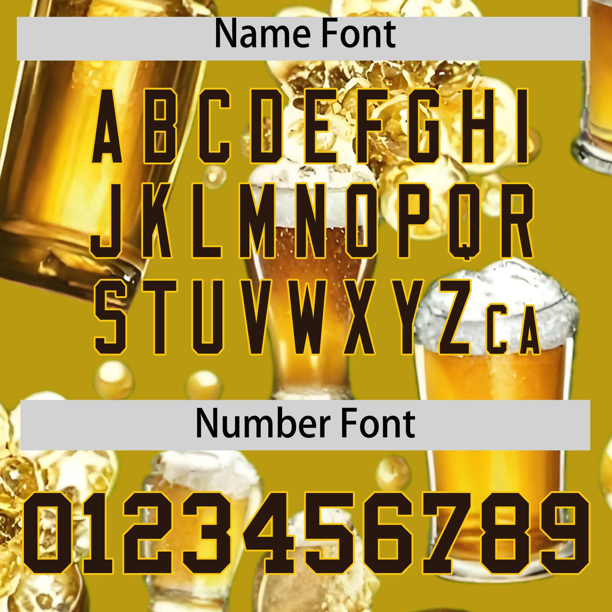 Custom Old Gold Personalized Beer Day Shirt Parties Baseball Jersey Limited