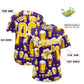 Custom Purple Personalized Beer Day Shirt Parties Baseball Jersey Limited