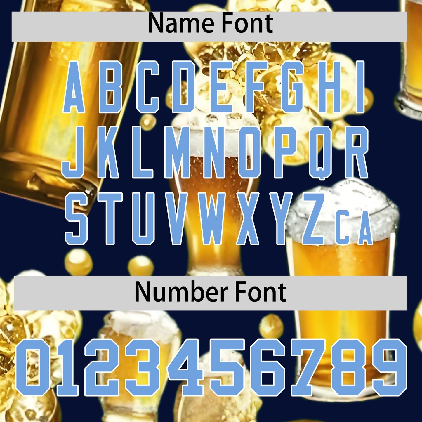 Custom Navy Personalized Beer Day Shirt Parties Baseball Jersey Limited