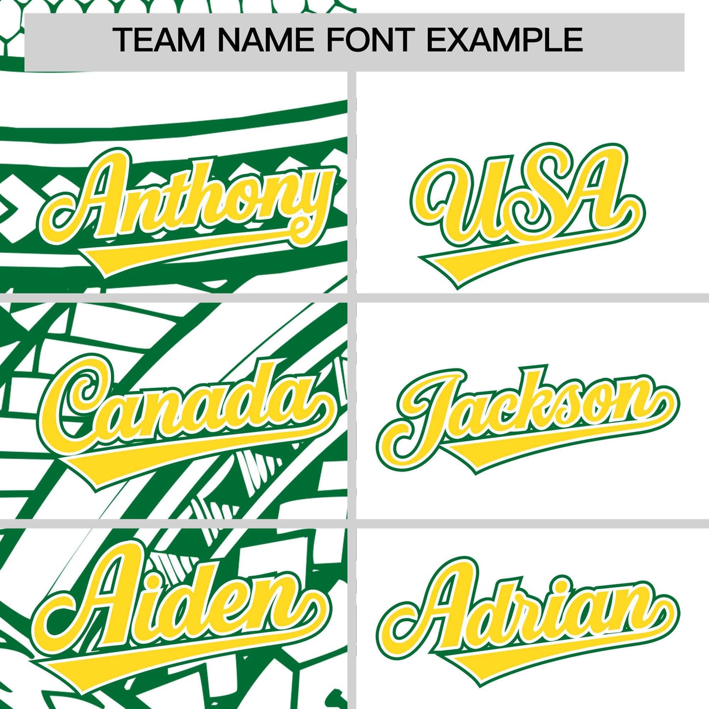 Custom White Kelly Green Split Fashion Tribal Pattern Authentic Baseball Jersey Limited