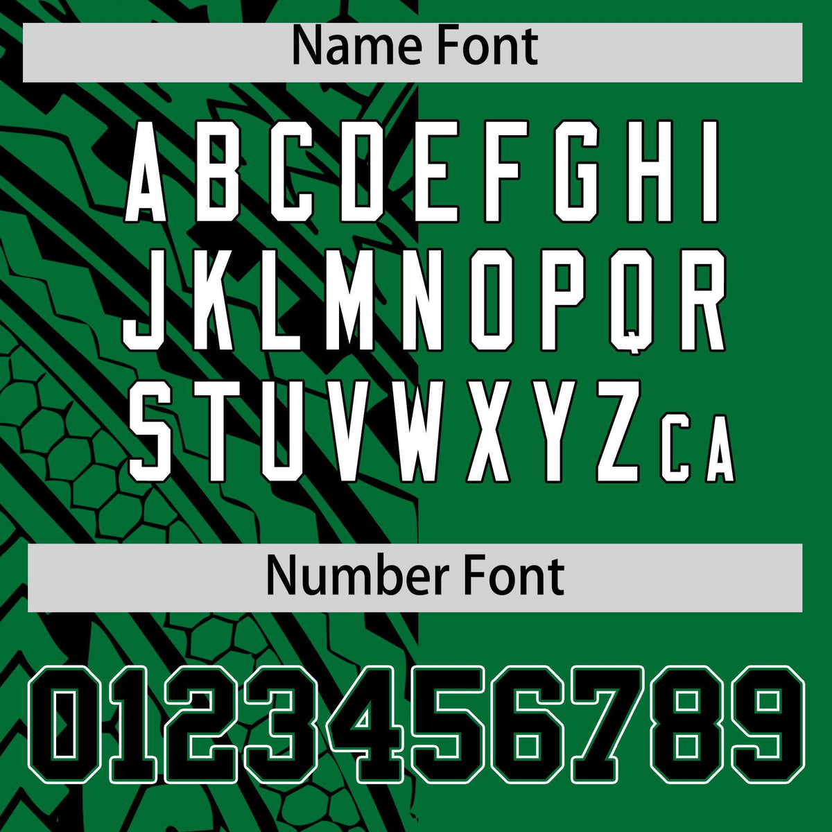 Custom Kelly Green Black Split Fashion Tribal Pattern Authentic Baseball Jersey Limited