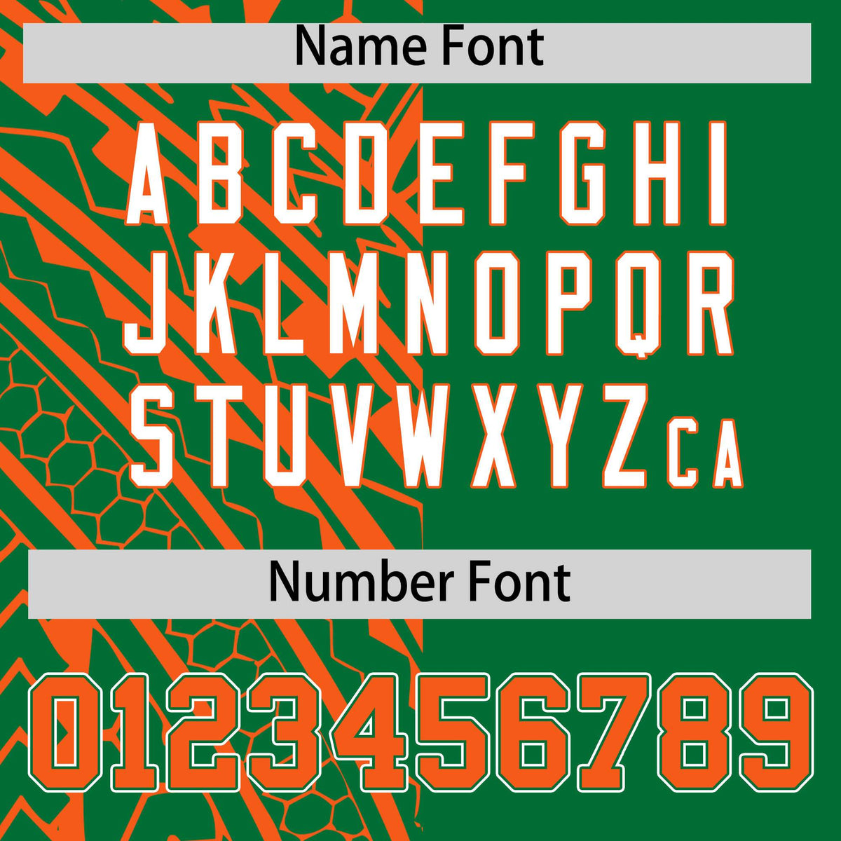 Custom Kelly Green Orange Split Fashion Tribal Pattern Authentic Baseball Jersey Limited