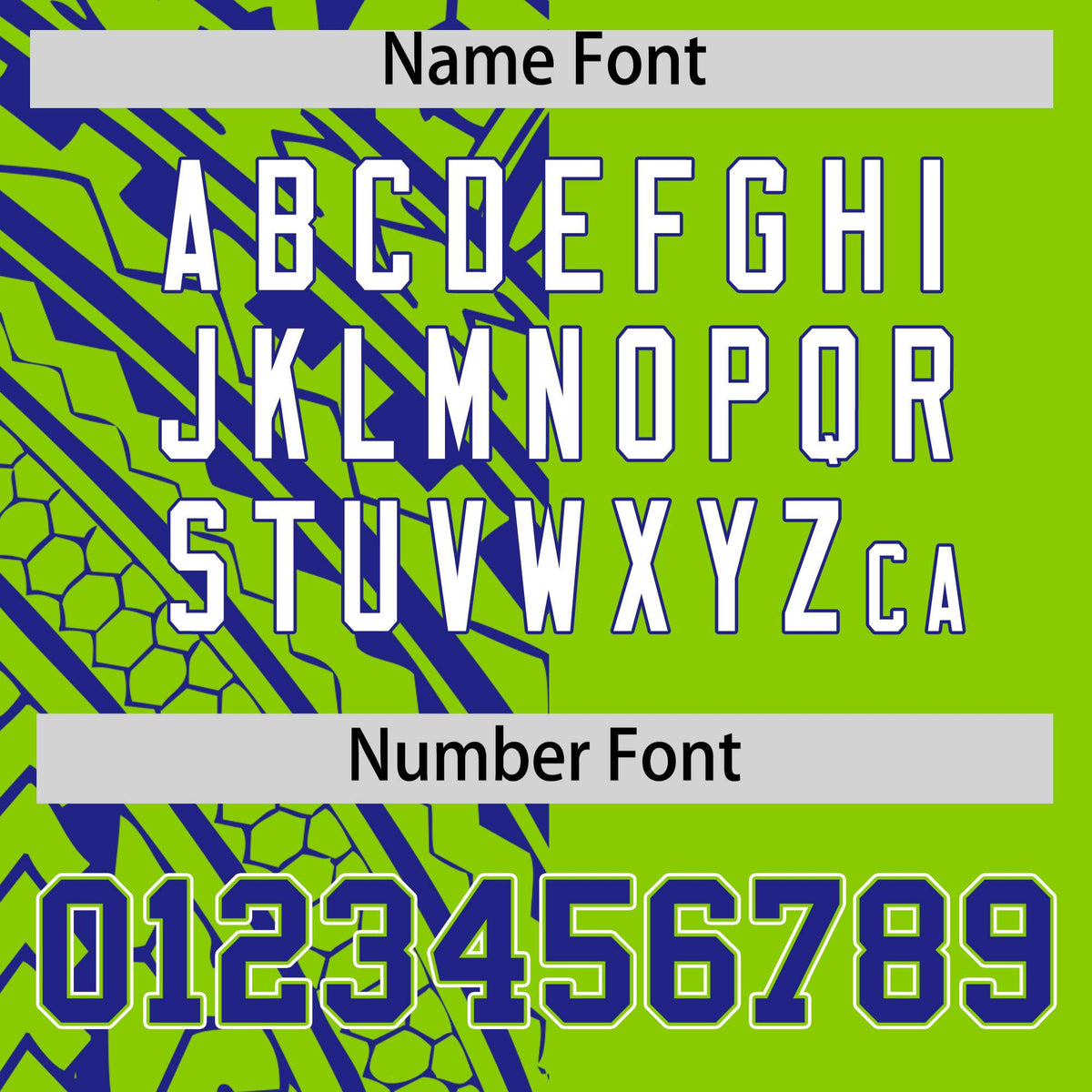 Custom Neon Green Royal Split Fashion Tribal Pattern Authentic Baseball Jersey Limited