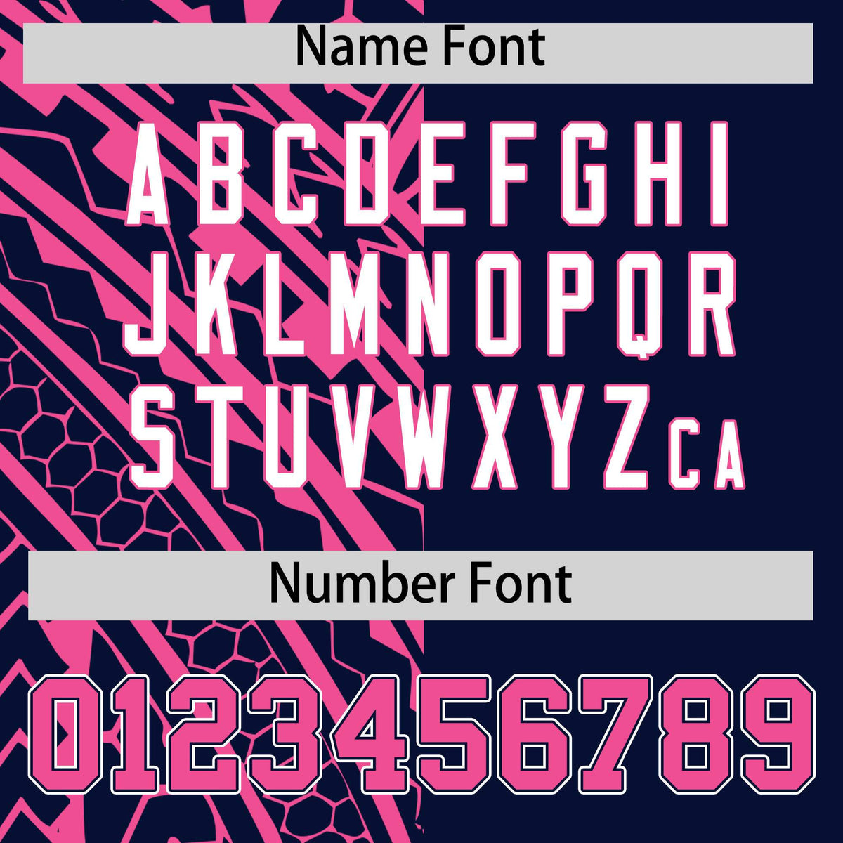 Custom Navy Pink Split Fashion Tribal Pattern Authentic Baseball Jersey Limited