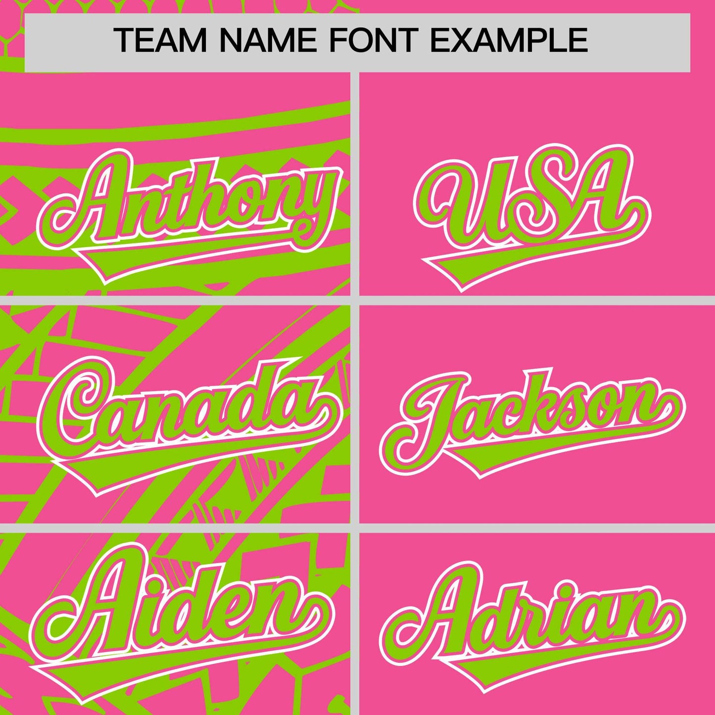 Custom Pink Neon Green Split Fashion Tribal Pattern Authentic Baseball Jersey Limited