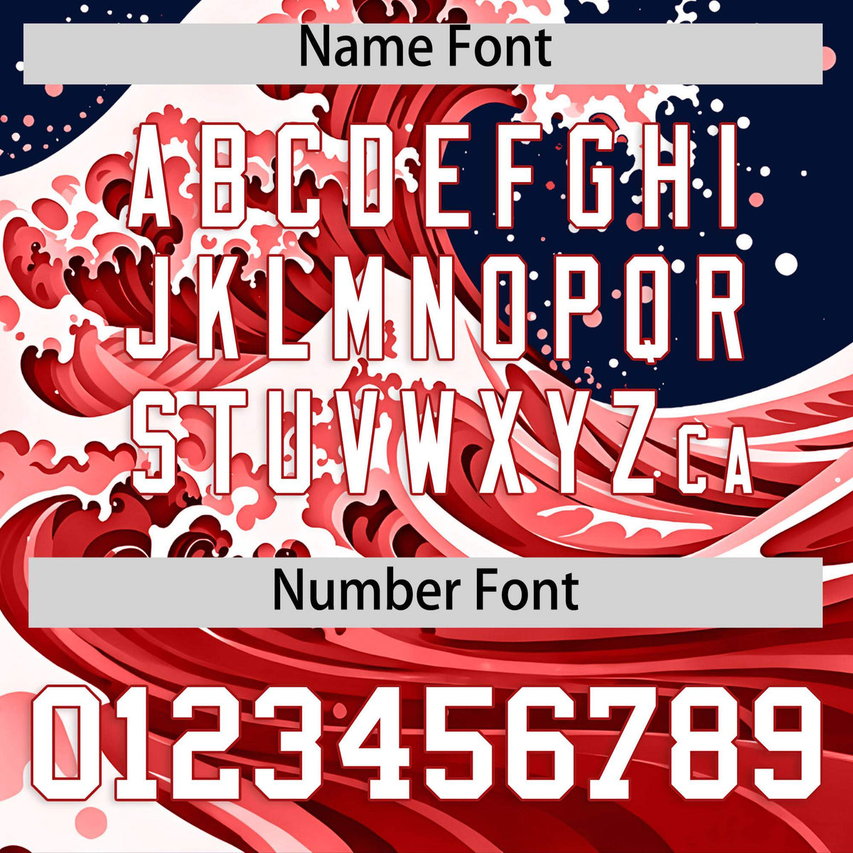 Custom Navy Wave Graffiti Pattern Authentic Baseball Jersey Limited