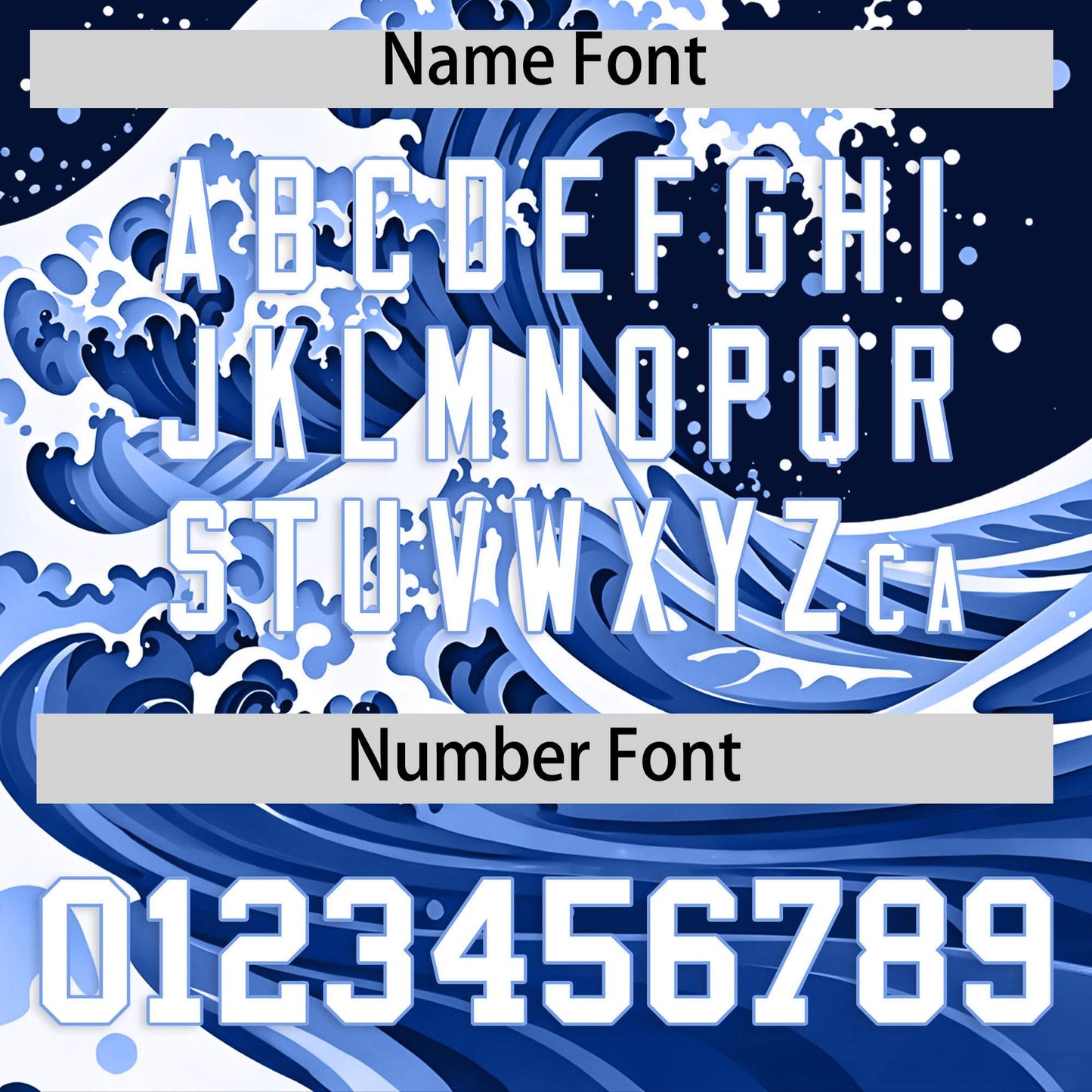 Custom Navy Wave Graffiti Pattern Authentic Baseball Jersey Limited