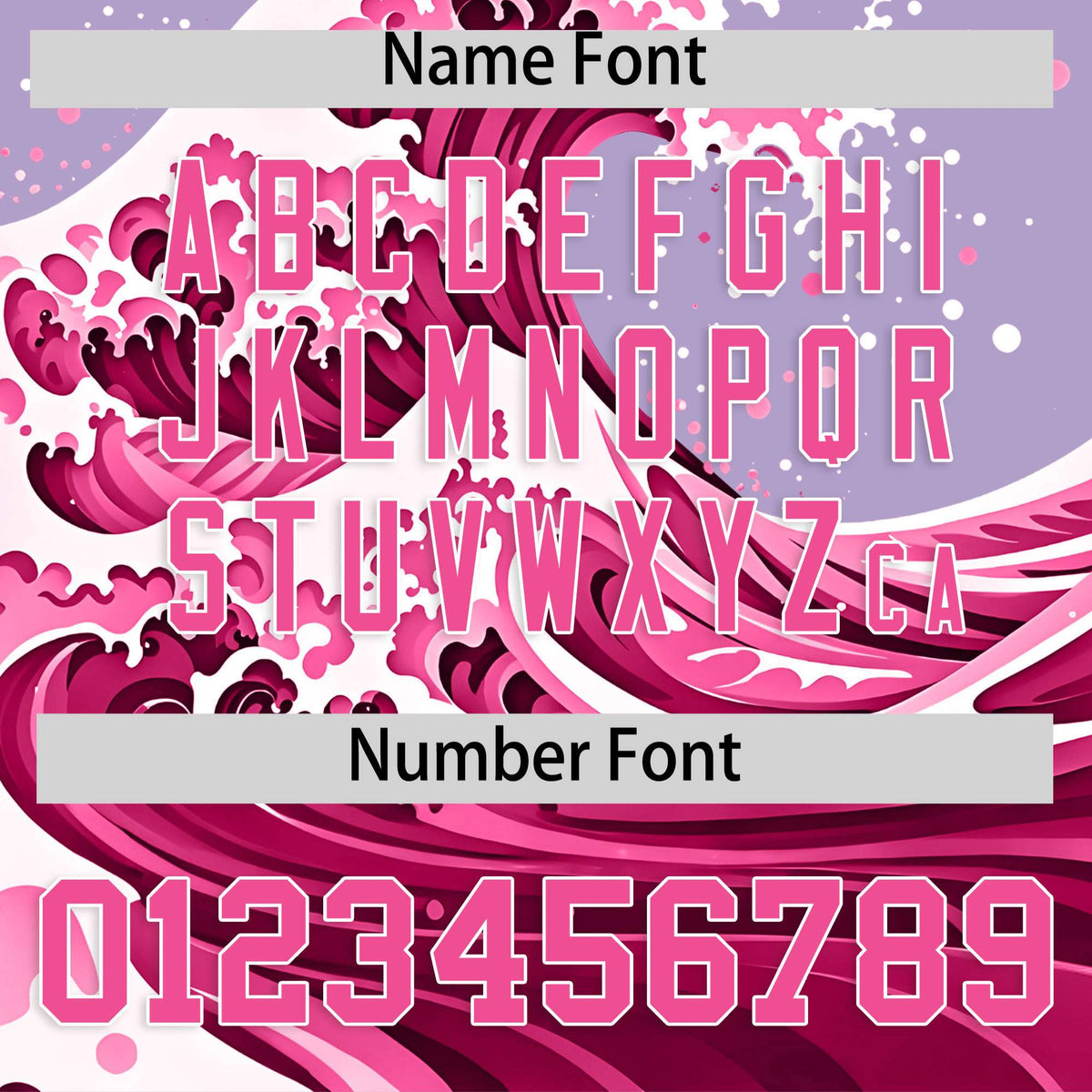 Custom Light Purple Wave Graffiti Pattern Authentic Baseball Jersey Limited