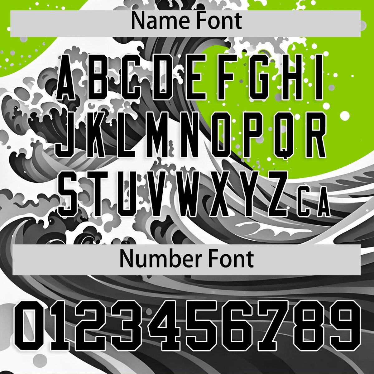 Custom Neon Green Wave Graffiti Pattern Authentic Baseball Jersey Limited