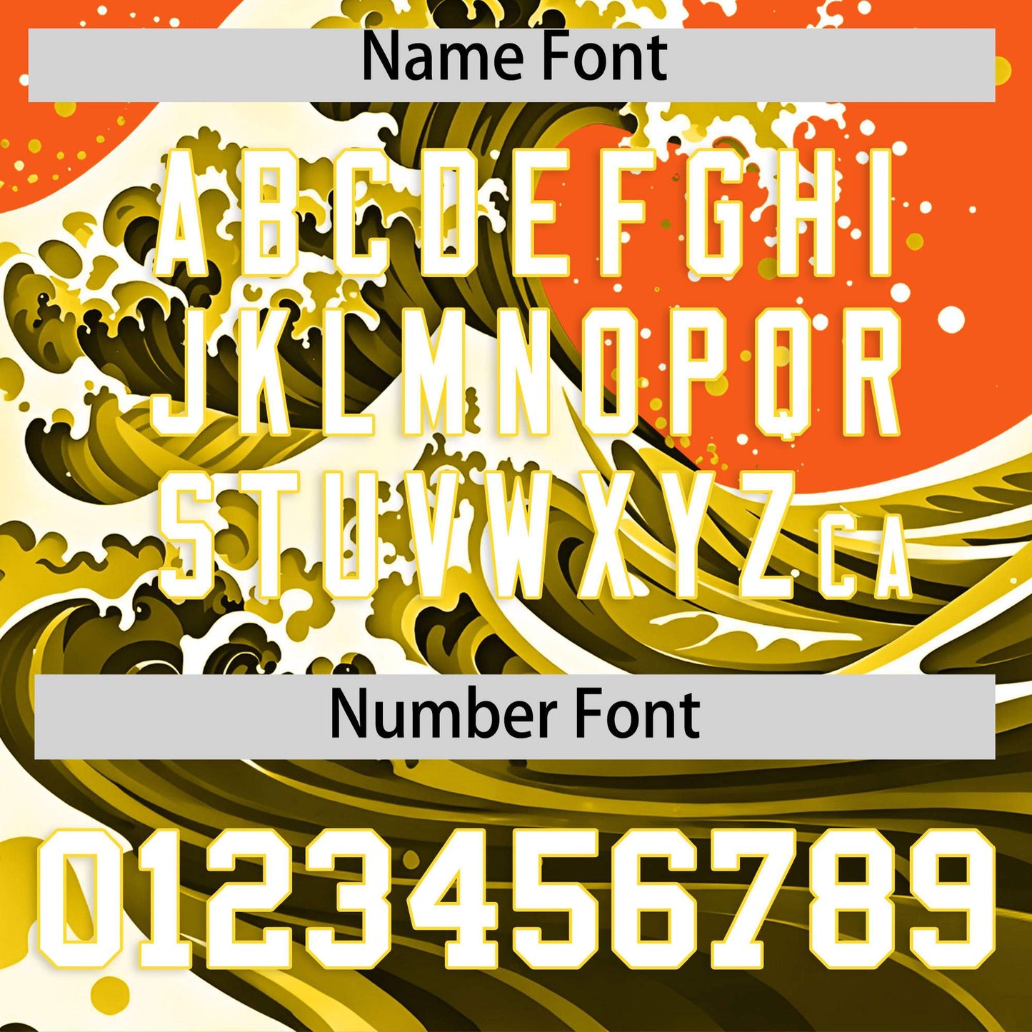 Custom Orange Wave Graffiti Pattern Authentic Baseball Jersey Limited