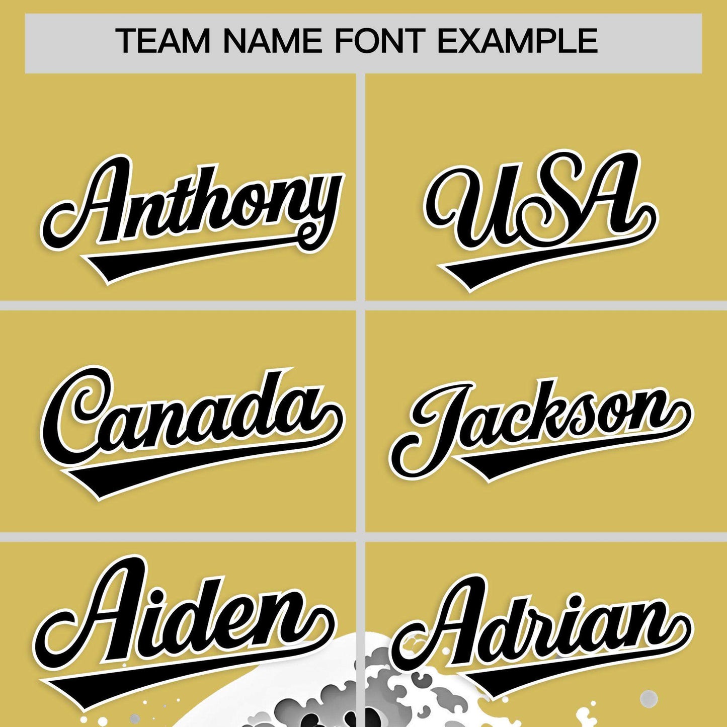 Custom Old Gold Wave Graffiti Pattern Authentic Baseball Jersey Limited