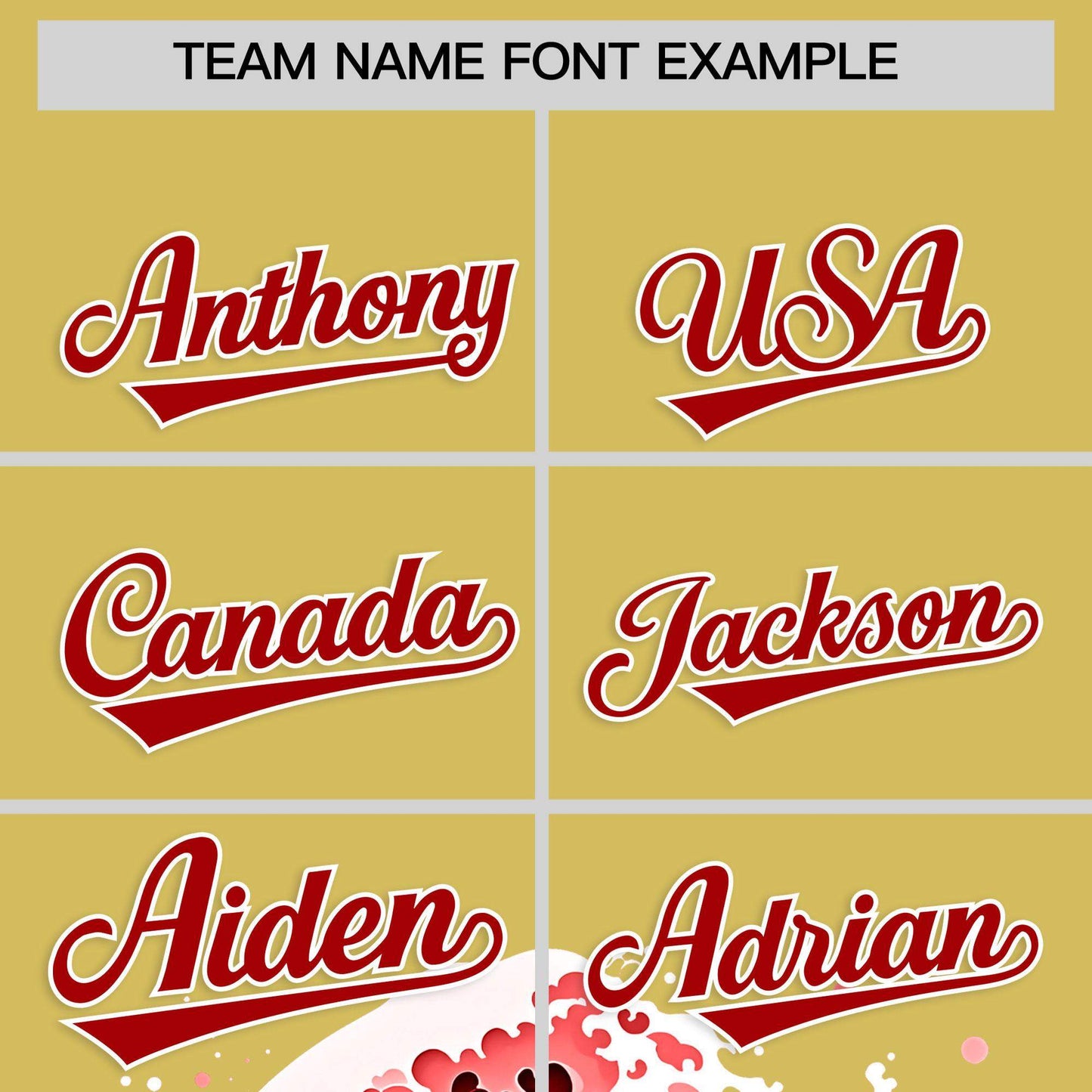 Custom Old Gold Wave Graffiti Pattern Authentic Baseball Jersey Limited