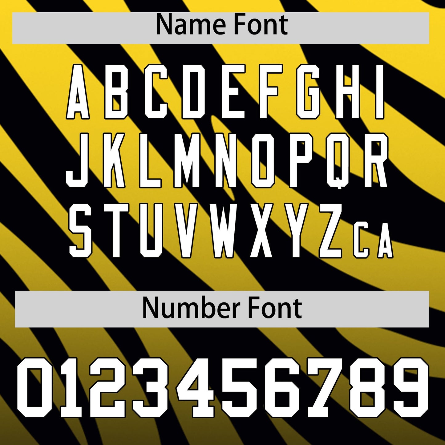 Custom Gold Black Tiger Stripe Gradient Animal Print Personalized Team Shirt Baseball Jersey Limited