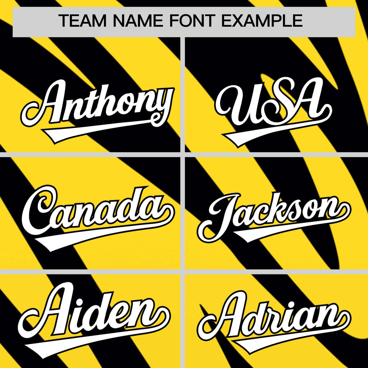 Custom Gold Black Tiger Stripe Gradient Animal Print Personalized Team Shirt Baseball Jersey Limited