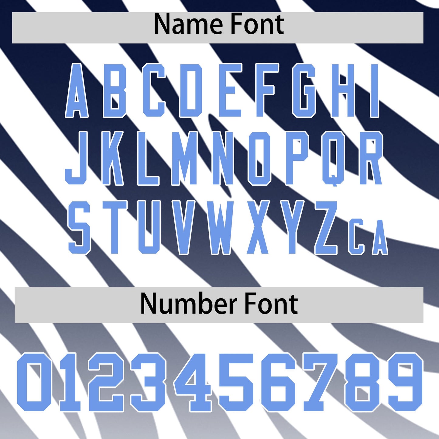 Custom Navy White Tiger Stripe Gradient Animal Print Personalized Team Shirt Baseball Jersey Limited