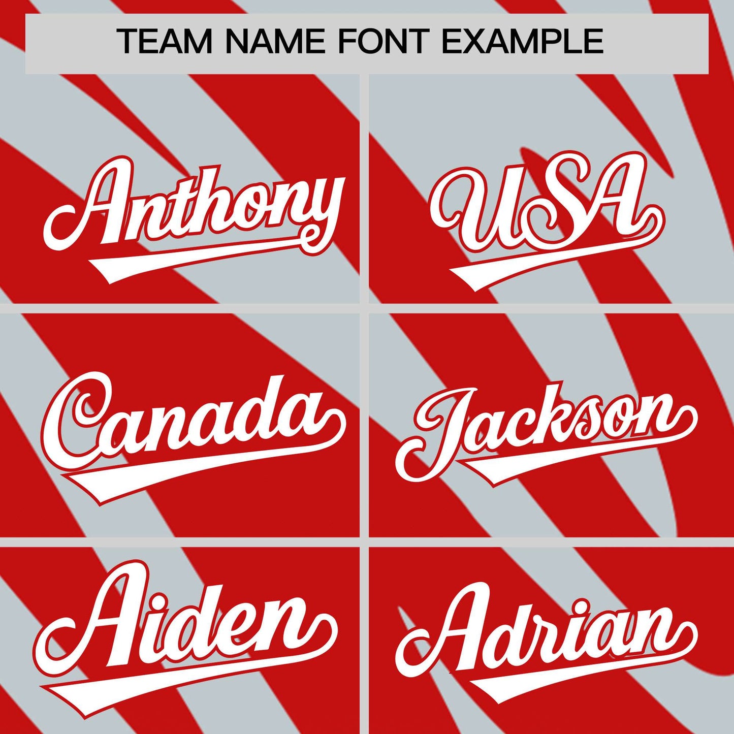 Custom Red Silver Tiger Stripe Gradient Animal Print Personalized Team Shirt Baseball Jersey Limited