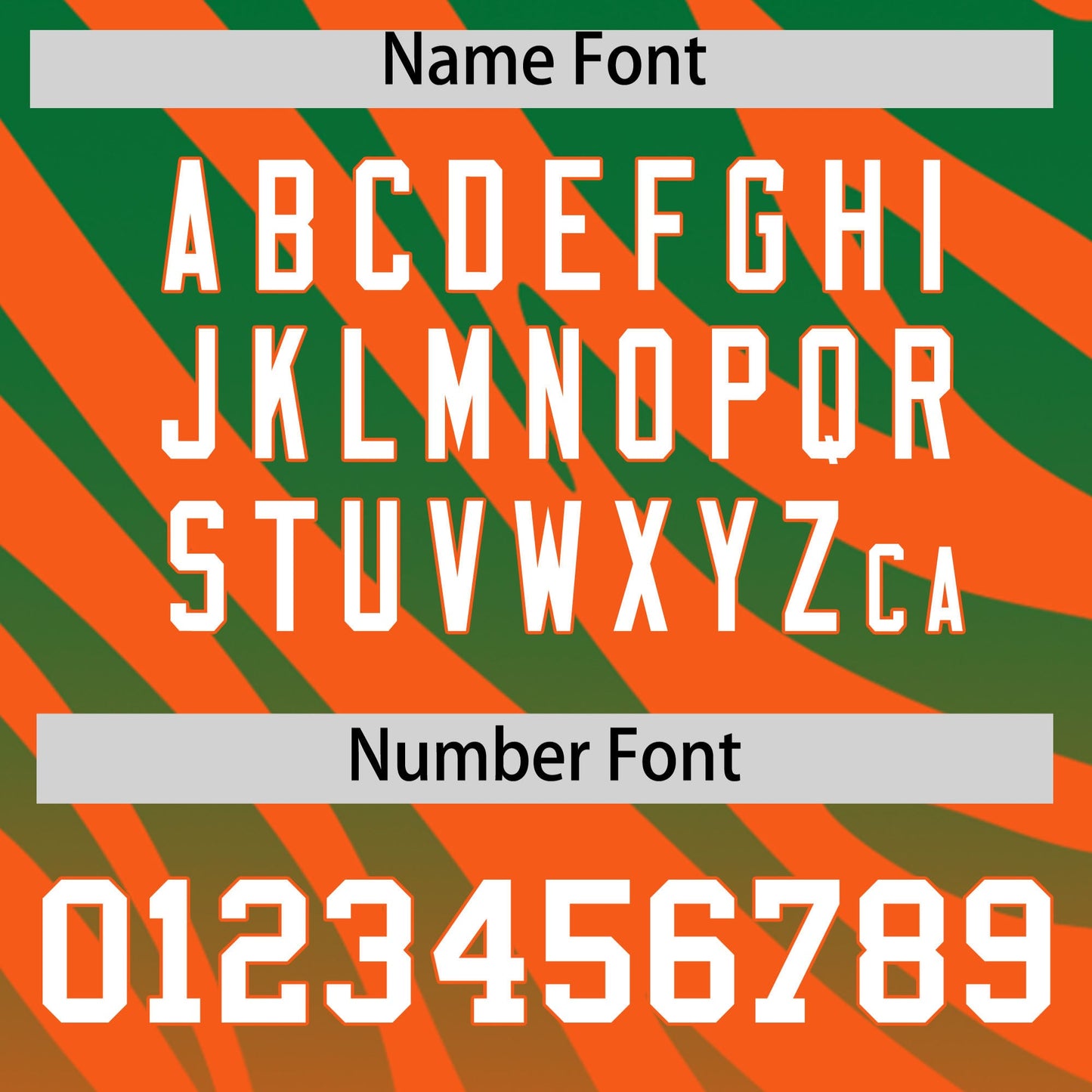 Custom Orange Kelly Green Tiger Stripe Gradient Animal Print Personalized Team Shirt Baseball Jersey Limited