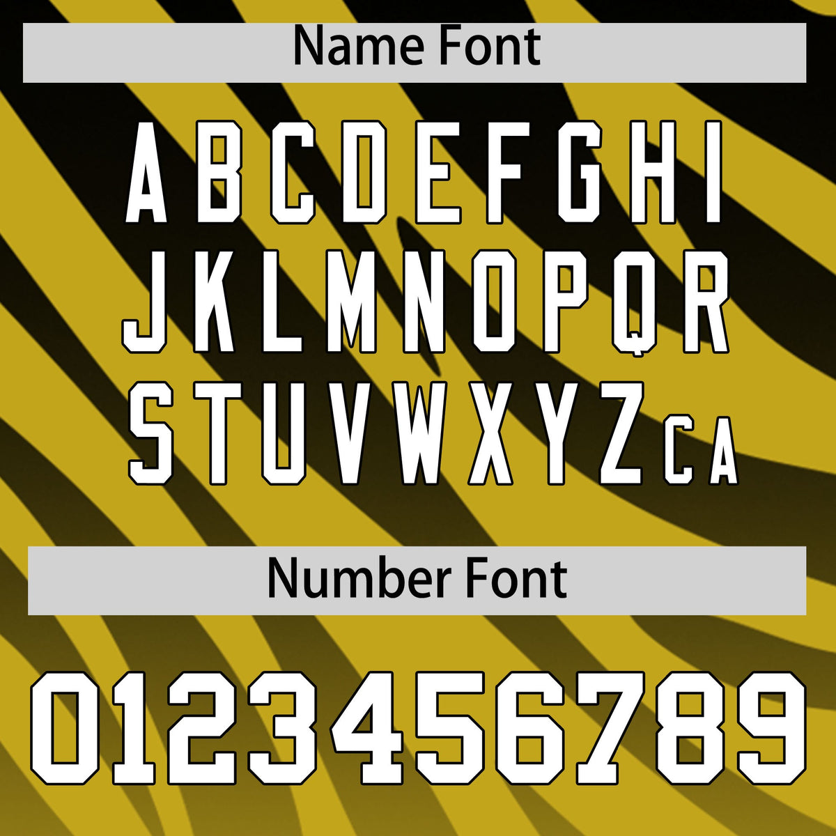 Custom Black Old Gold Tiger Stripe Gradient Animal Print Personalized Team Shirt Baseball Jersey Limited