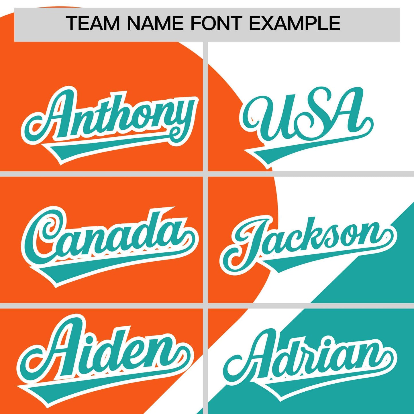 Custom White Orange-Aqua Color Block Personalized Half Heart Pattern Authentic Baseball Jersey Limited