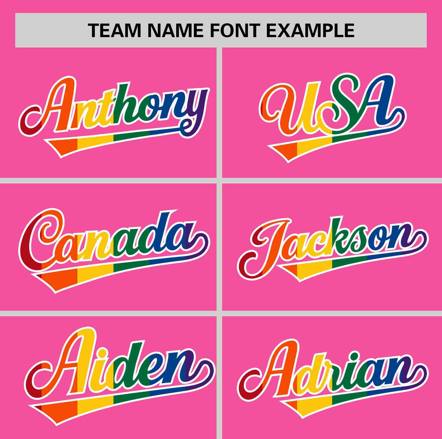 Custom Pink LGBT Rainbow For Pride Month Classic Style Authentic Baseball Jersey Limited