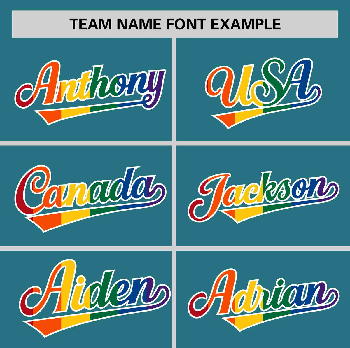 Custom Aqua LGBT Rainbow For Pride Month Classic Style Authentic Baseball Jersey Limited