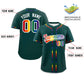 Custom Midnight Green LGBT Rainbow For Pride Month Classic Style Authentic Baseball Jersey Limited