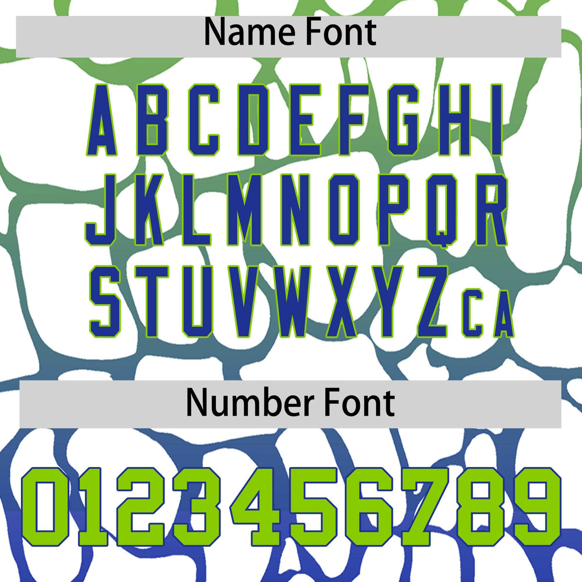 Custom Neon Green Royal Giraffe Graffiti Pattern Authentic Baseball Jersey Limited