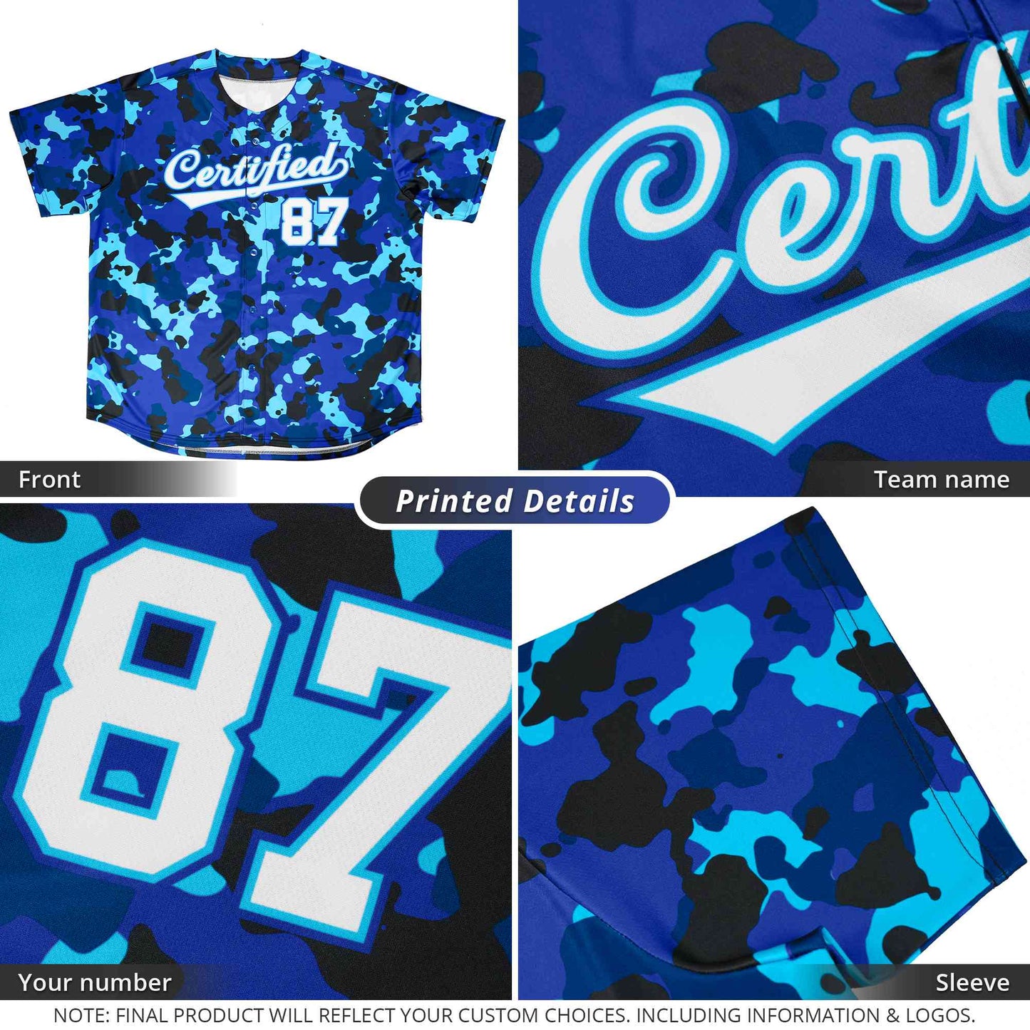 Custom Neon Green Royal Giraffe Graffiti Pattern Authentic Baseball Jersey Limited